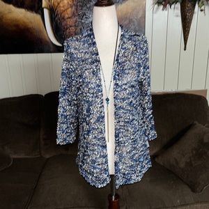 Alfred Dunner • Size Small (P) • Cardigan • Sweater • Blue • New W/ Tags